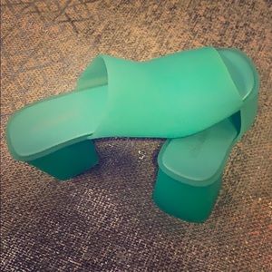 Jeffery Campbell Never worn Jelly heels